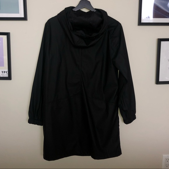 ZARA - Black Waterproof Raincoat - Picture 4 of 4